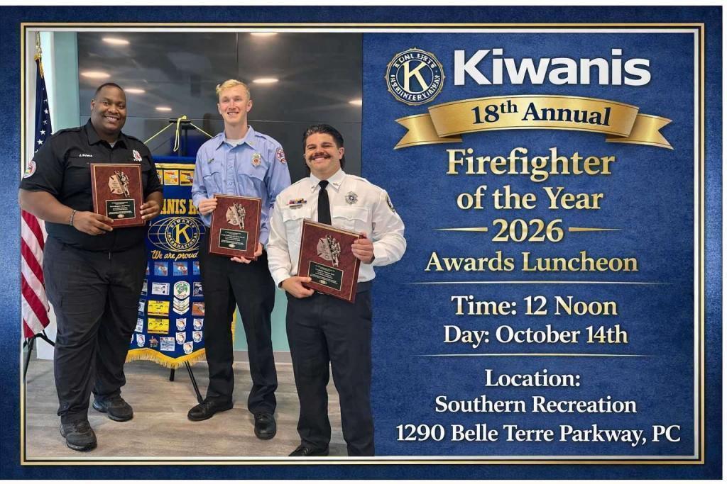 Kiwanis firefighter of the year 2026